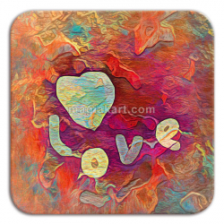 Magnes na lodówkę Love / Miłość