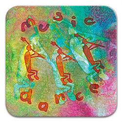 Magnes na lodówkę Music, Dance / Muzyka, Taniec